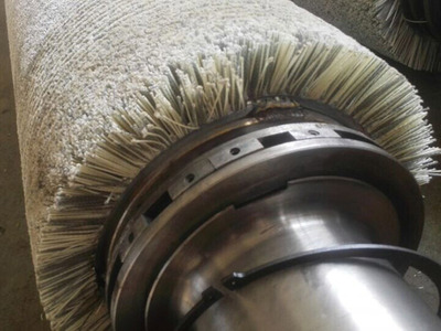 小型缠绕毛刷辊