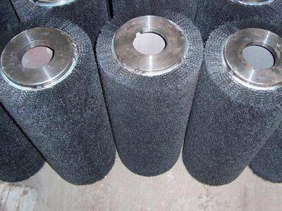 小型缠绕毛刷辊